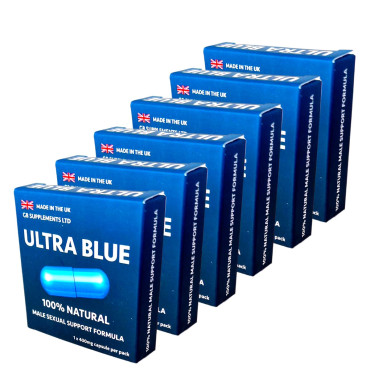 Ultra Blue for Male Sexual Support Capsule 450mg x 6 Ultra Blue for Male Sexual Support Capsule 450mg x 6