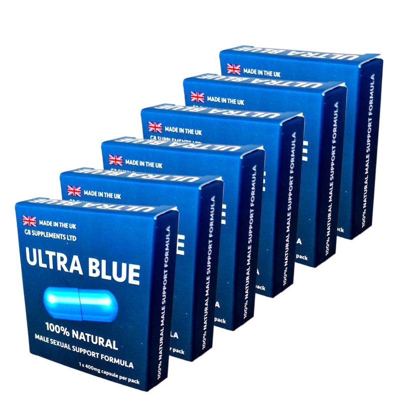 Ultra Blue for Male Sexual Support Capsule 450mg x 6 Ultra Blue for Male Sexual Support Capsule 450mg x 6