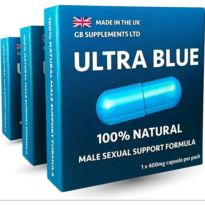 Ultra Blue for Male Sexual Support Capsule 450mg x 3 Ultra Blue for Male Sexual Support Capsule 450mg x 3