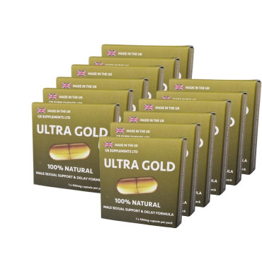 Ultra Gold for Male Health Support & Delay Capsule 400mg x 12 Ultra Gold for Male Health Support & Delay Capsule 400mg x 12