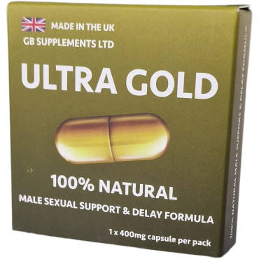 Ultra Gold for Male Health Support & Delay Capsule 400mg x 1  Ultra Gold for Male Health Support & Delay Capsule 400mg x 1